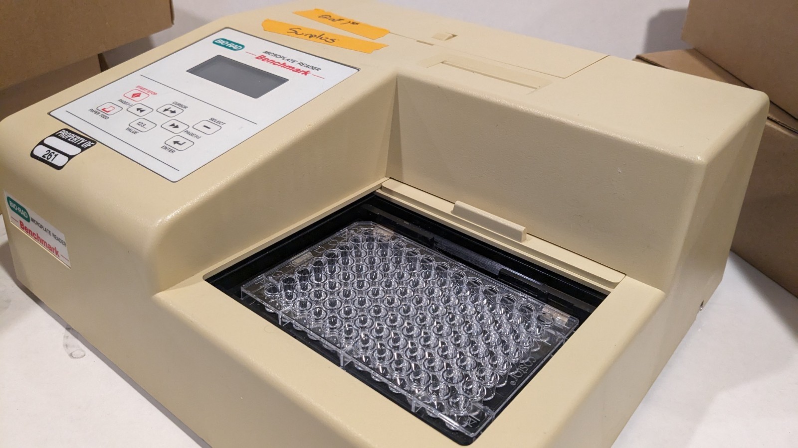 Bio-Rad Benchmark Microplate Read Description