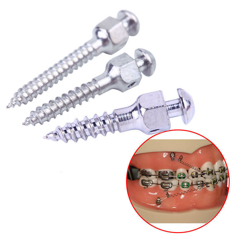 Dental Ortho Screw Micro Anchorage Mini Anchor Screws Titanium Temporary Implant