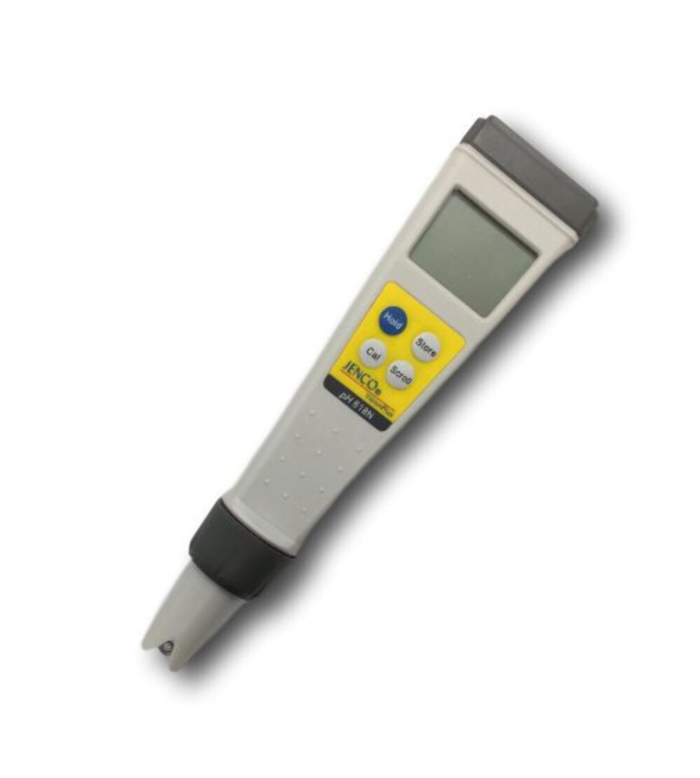 618N – Jenco VisionPlus IP67 pH meter with temperature and data hold