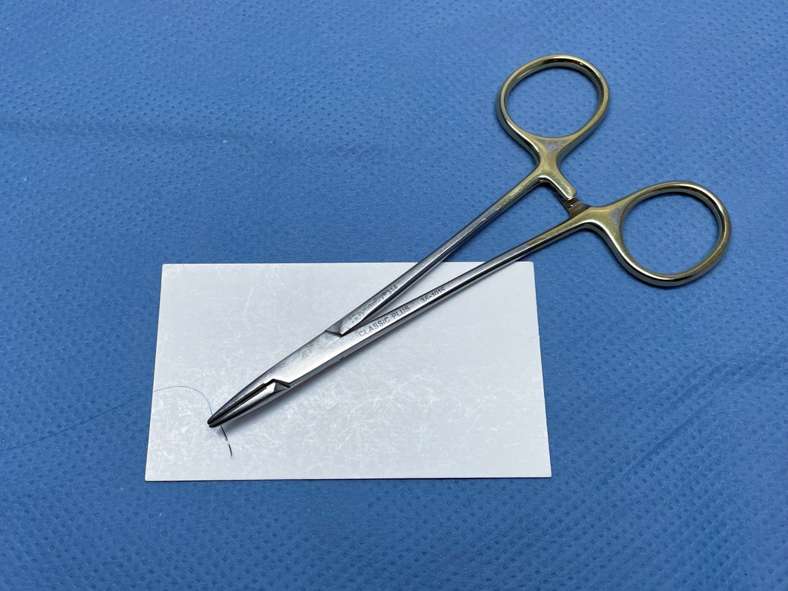 Symmetry 36-1015 Halsey Needle Holder, 5.25″, Tungsten Carbide, Germany