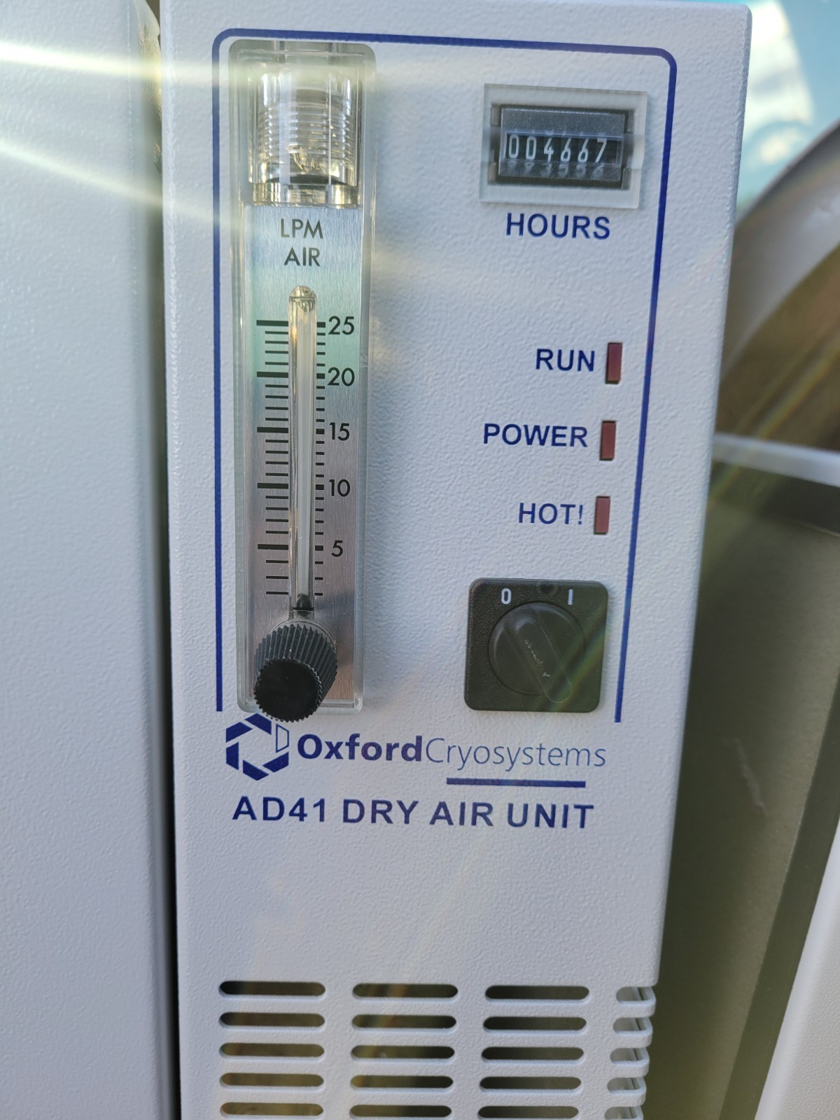 Oxford Cryo-Systems AD41 Dry Air Unit – Super Low Hours! Refurbished! 3D Dryer!