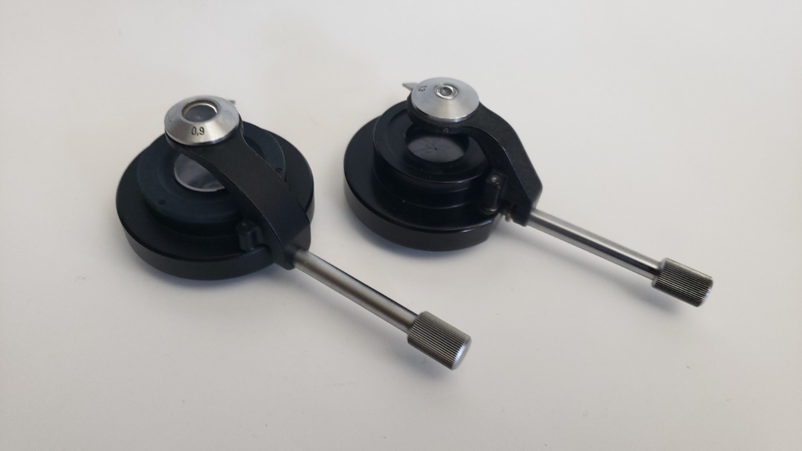 Zeiss Microscope Flip Top Condenser Set 1,3 N.A. and 0,90 N.A.