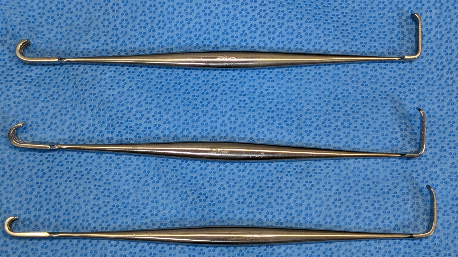 3x Lawton Sklar Mathieu Retractors Double-Ended Senn Miller ENT tissue surgical