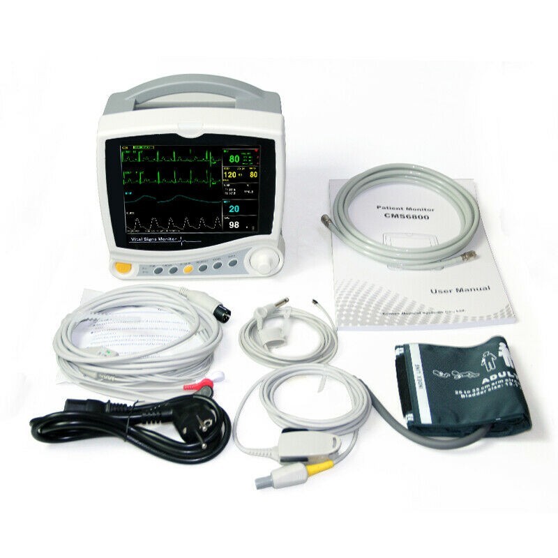 ETCO2 Patient monitor Vital Signs Capnograph CO2 Cardiac ECG NIBP SPO2 RESP TEMP