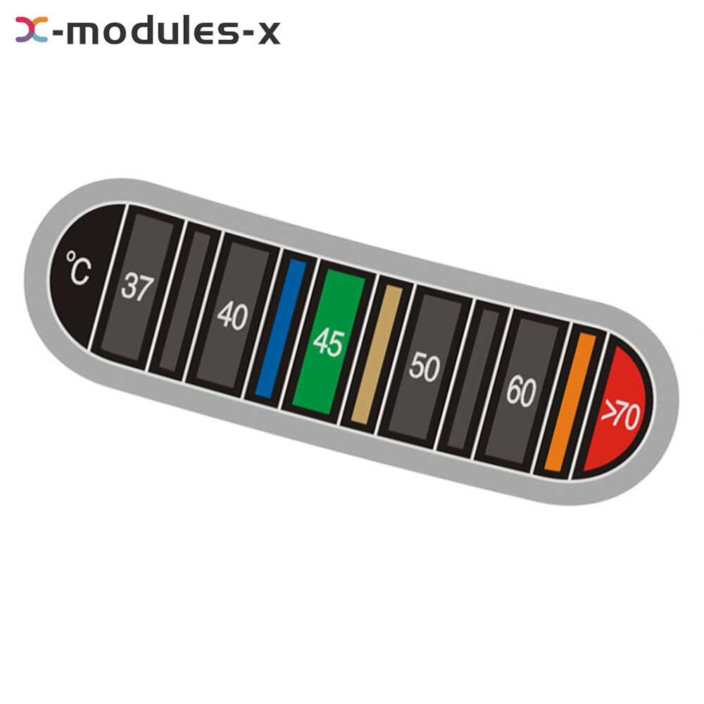 Color Changing Temperature Tag for Metal Milk Jugs Brewing Thermometer Strip