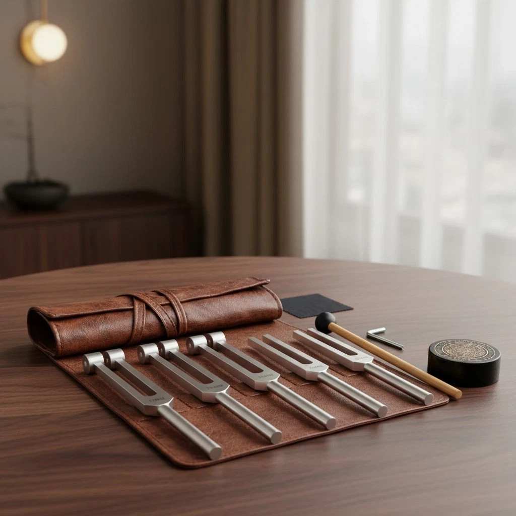 Tuning Forks for Healing 4 Set (128Hz, 136.1Hz, 256Hz & 384Hz)
