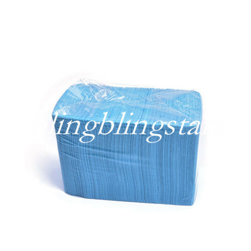 125 Pcs/Pack Dental Disposable Bibs Tattoo Medical Spa Towel 2 Paper +1 Poly