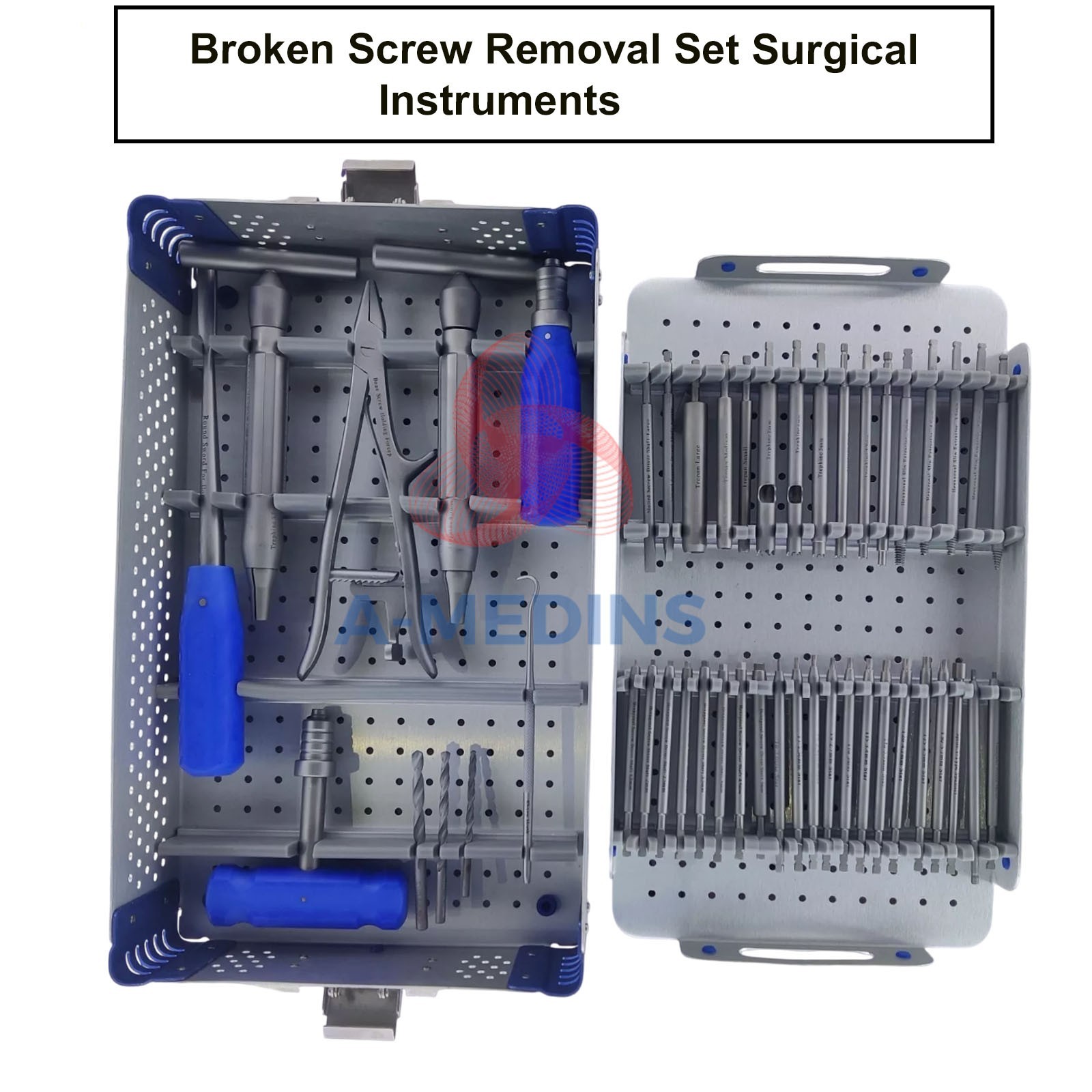 Broken Screw Removal Set Surgical Instruments Screw Extraction Orthopedic
