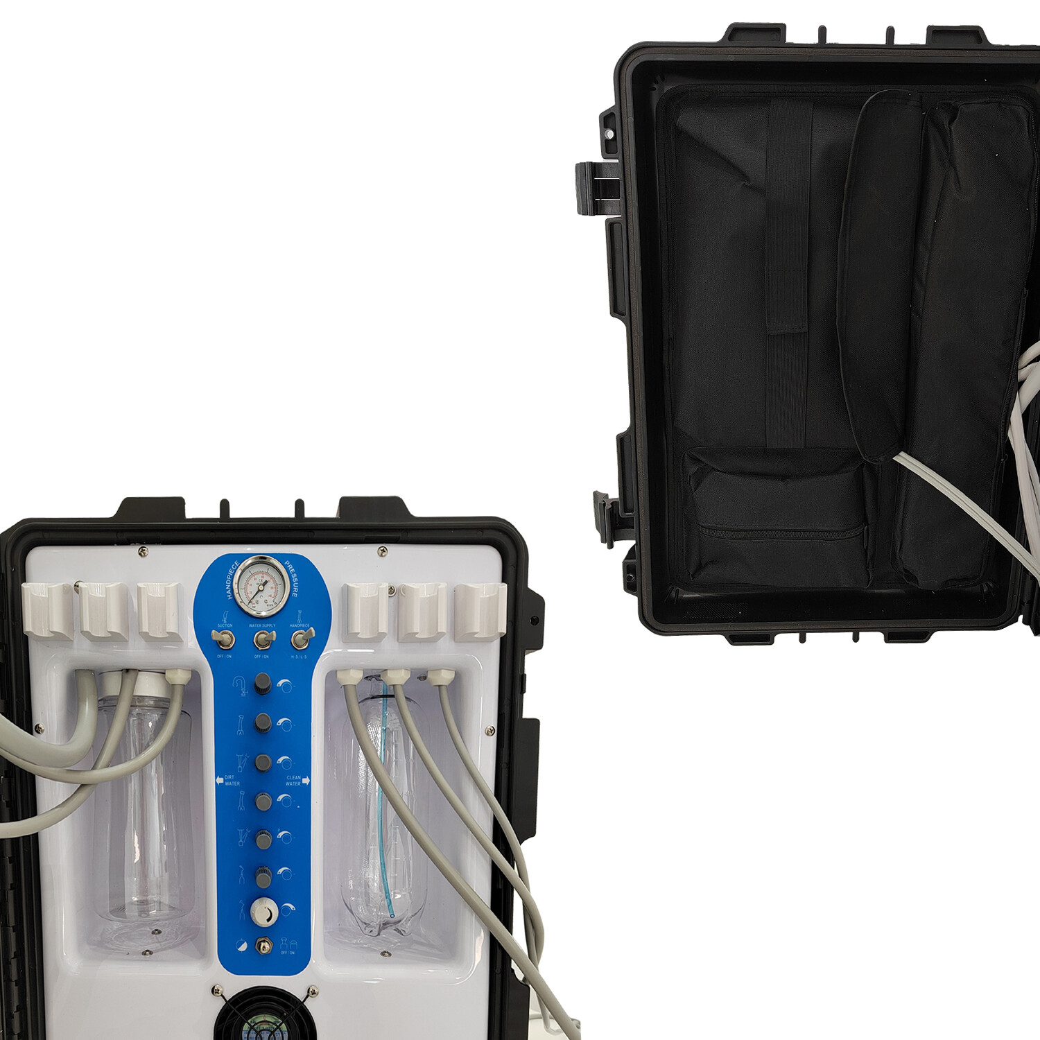 Updated 600W GU-P206S Dental Unit Air Compressor With Curing light & Scaler 4H