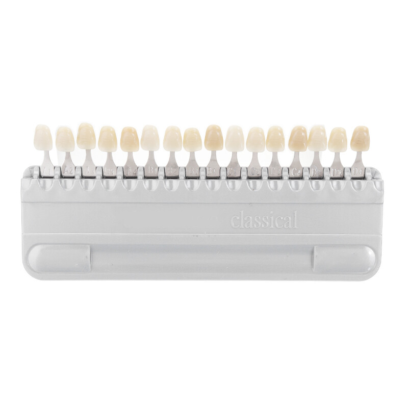 Shade Guide Teeth Dental Materials Durable New A1-D4 16 Colors