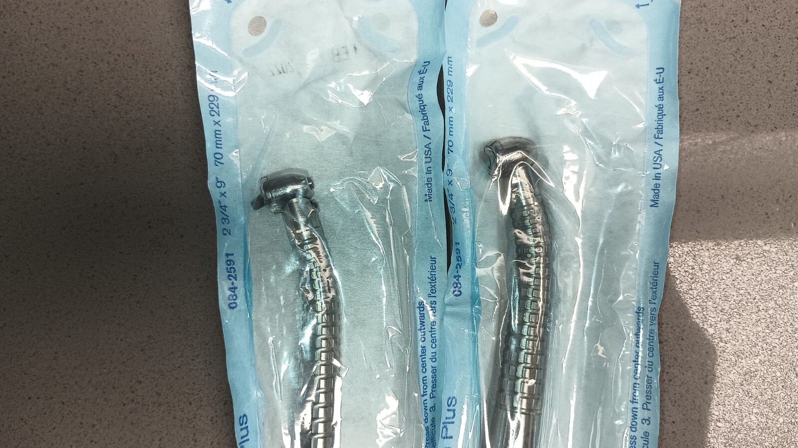 Used traditional push button handpiece
