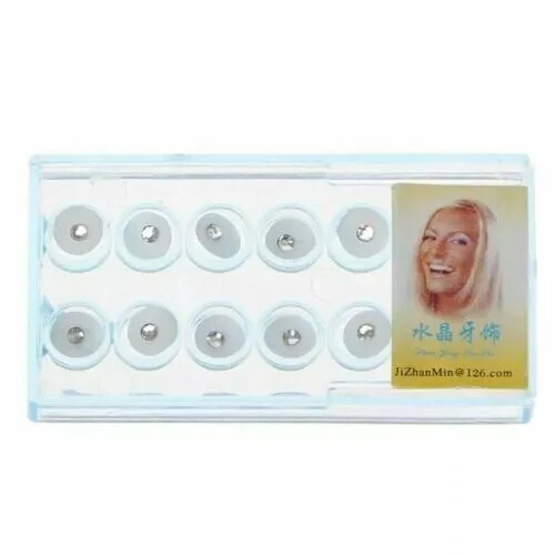 1 Kit Dental Oral Teeth Diamond Tooth Gems Crystal Ornaments Jewelry 2.0mm