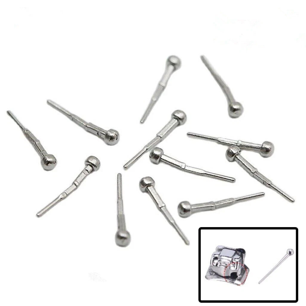 10 Pcs/Pack Dental Orthodontic Crimpable Self-ligating Bracket Hooks Instrument