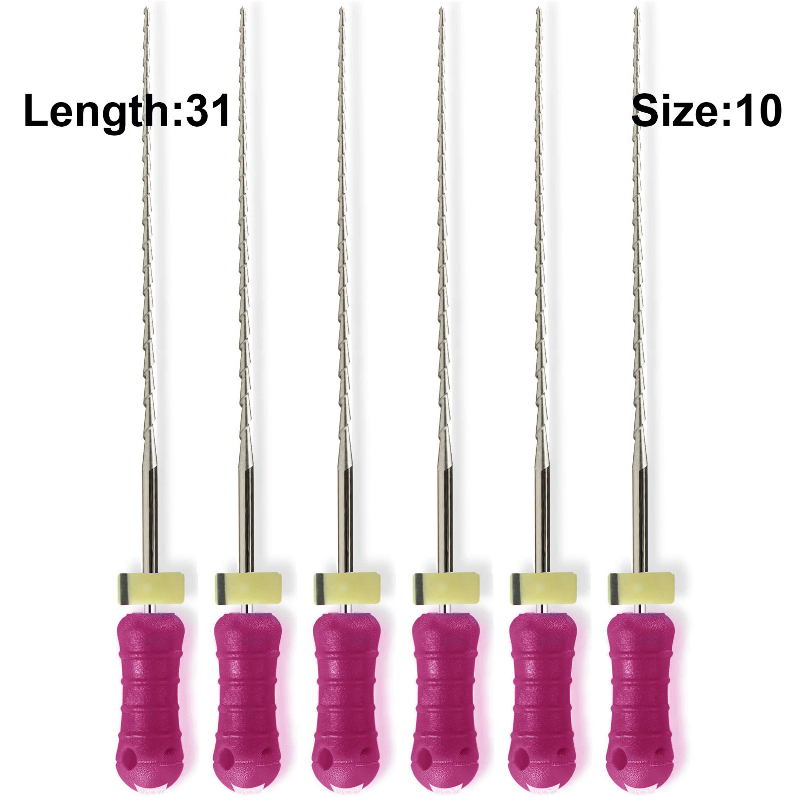 Sky Choice Hedstrom Files – 31 mm Length, Size 10 Purple w/Rubber Stopper 6/Pkg