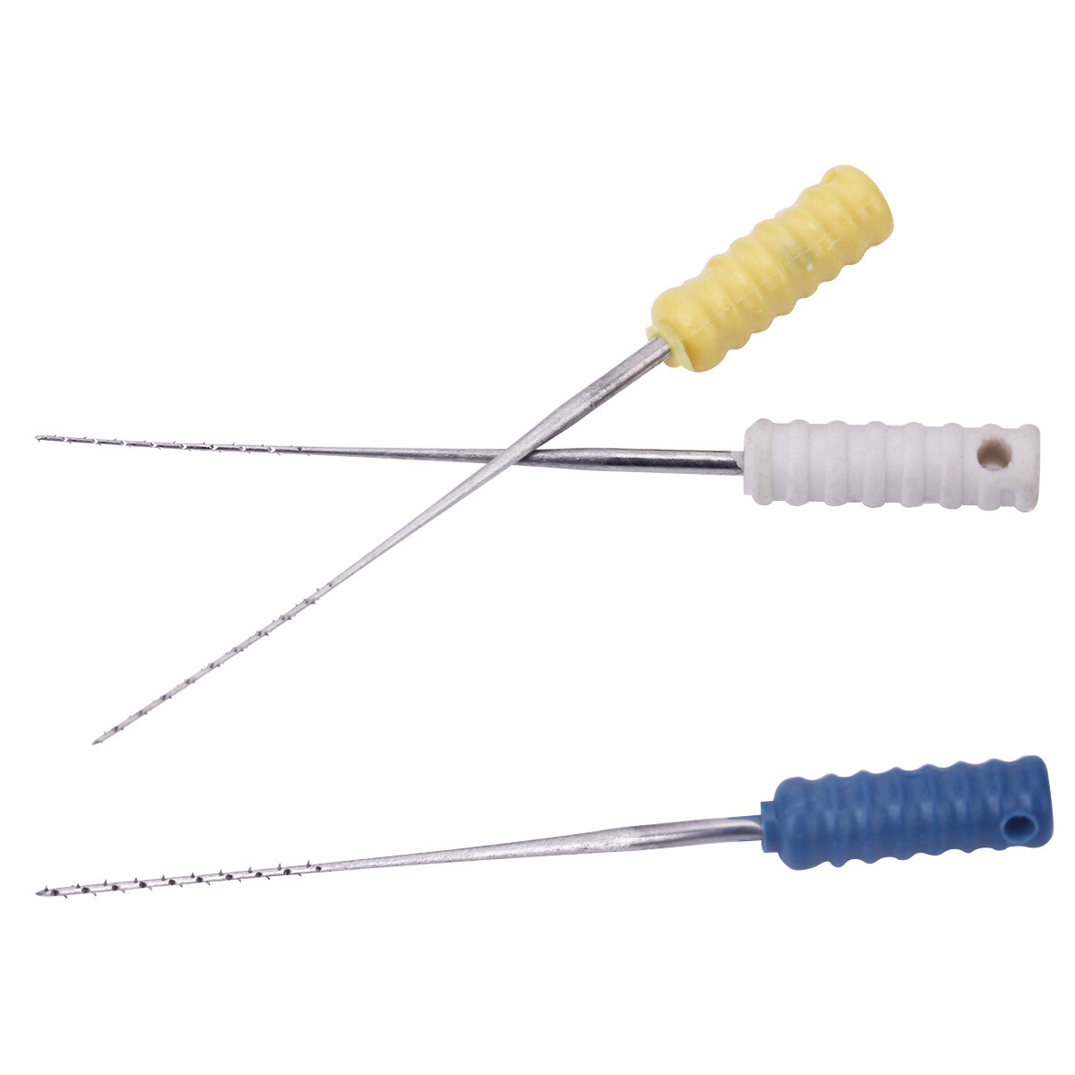5 Packs Dental Endodontic Stainless Steel Barbed Broaches 25mm Endo Files Mixed