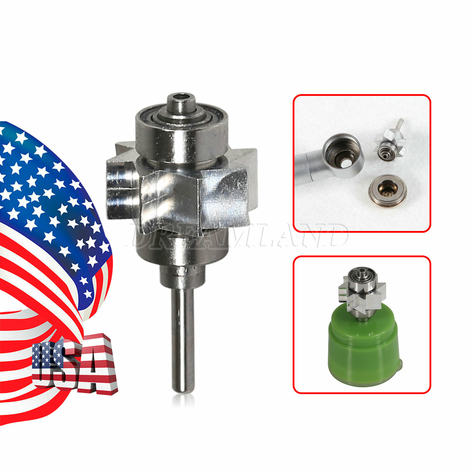 YBT/YD6 Dental Turbine Cartridge Rotor Canister Large Handpiece mjk