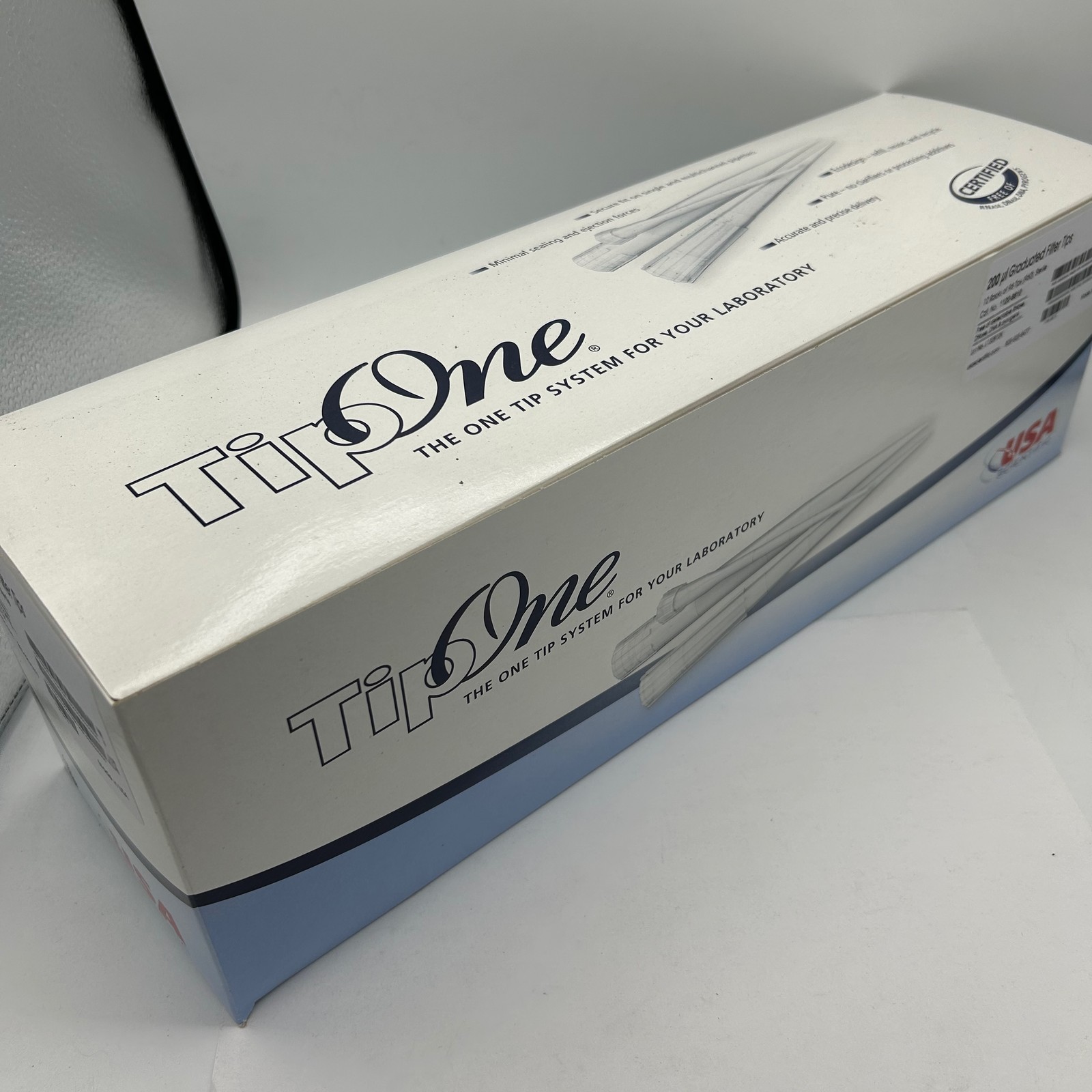 USA Scientific Tip One 200 UL Beveled Filter Sterile Tips 1120-8810, 960 Tips
