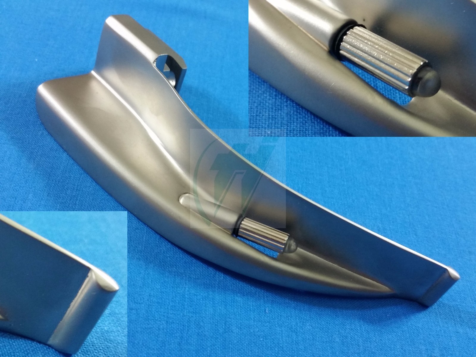 LARYNGOSCOPE MACINTOSH MAC BLADE # 2 ANESTHESIA EMT INTUBATION STAINLESS STEEL