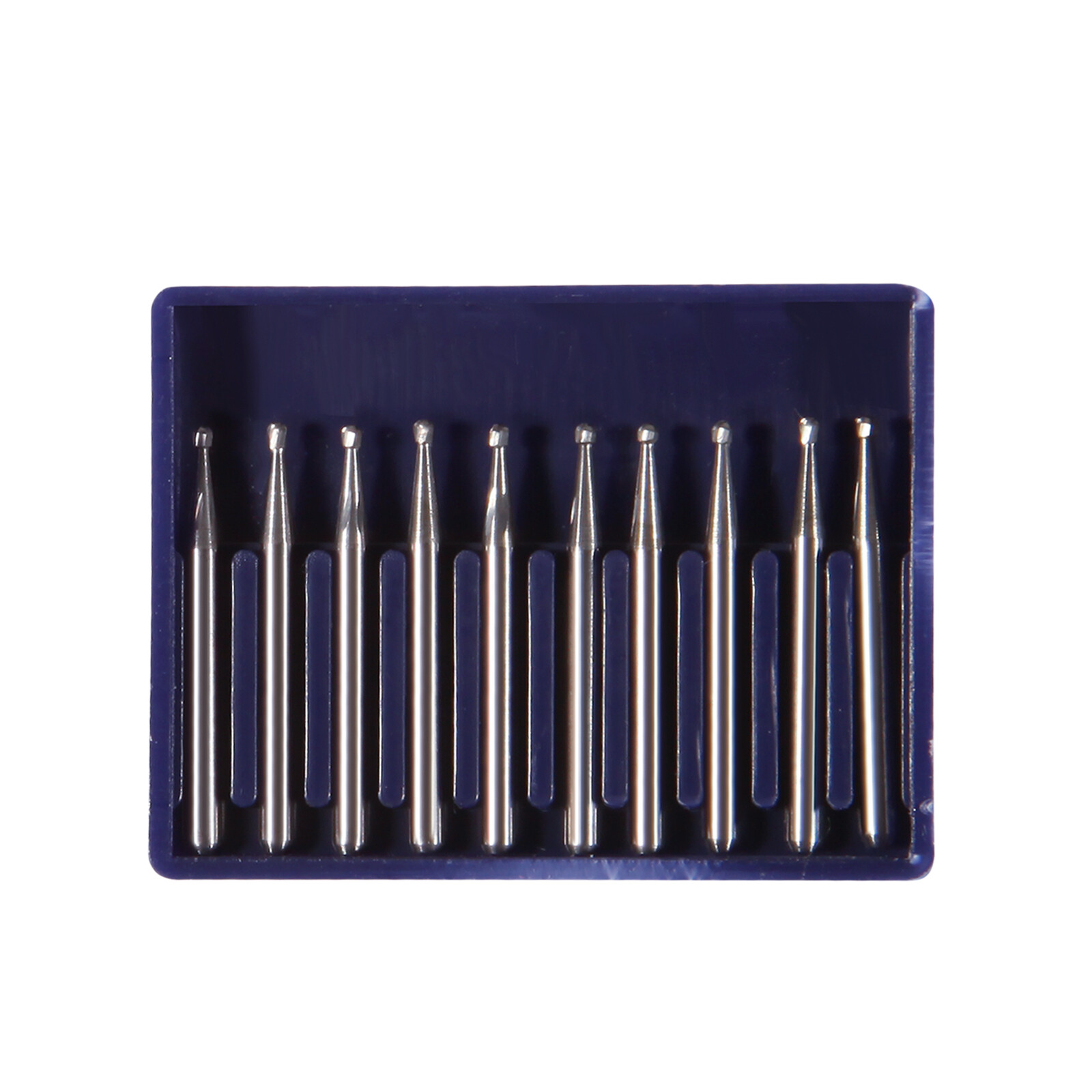 10pcs Dental Round Carbide Steel Drills FG Bur for High Speed Handpiece fg1 to