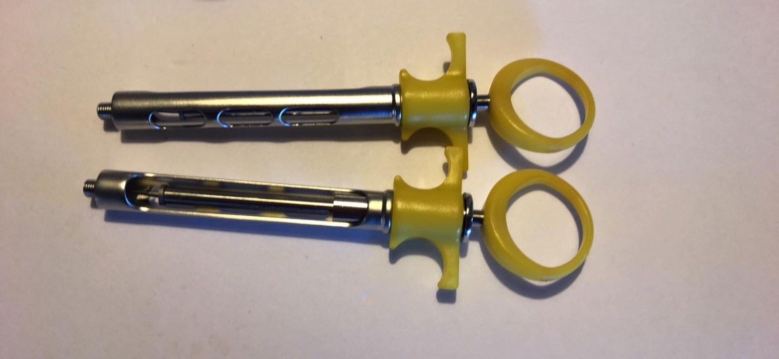 Dental Yellow Aspirating Syringe 1.8cc 2pcs