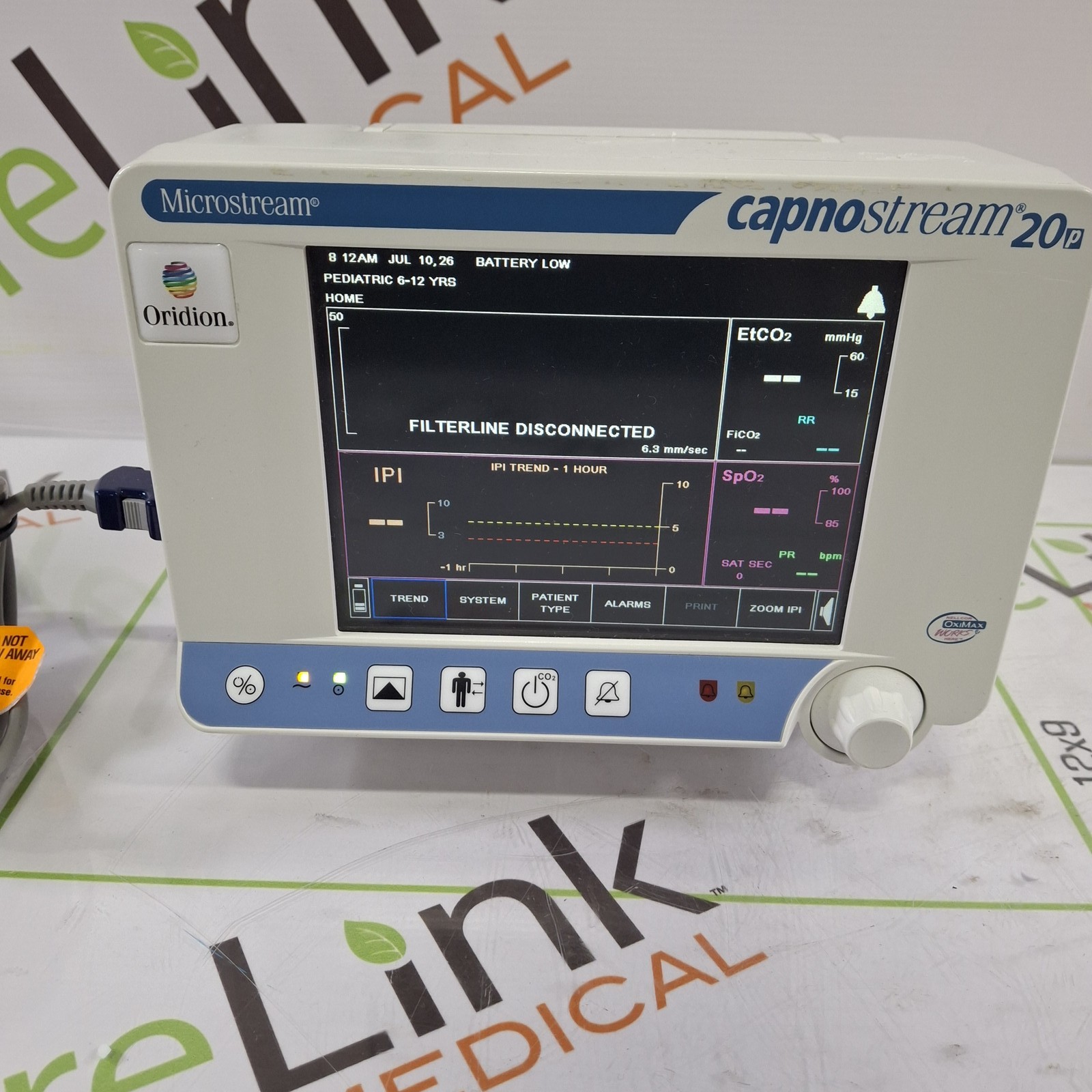 Oridion Capnostream 20P Capnography Monitor