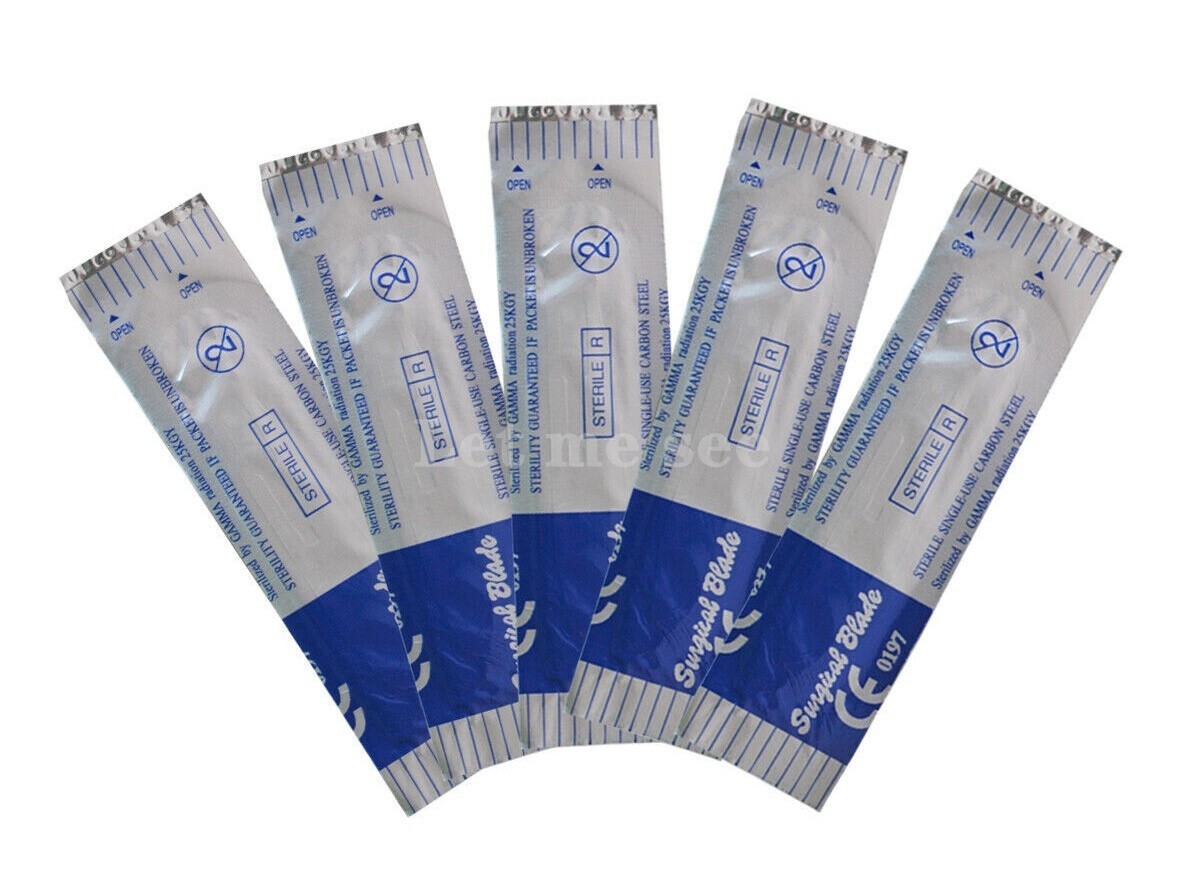 Sterile Surgical Carbon Steel Blades Scalpel Sterile Carbon Steel Surgical Blade