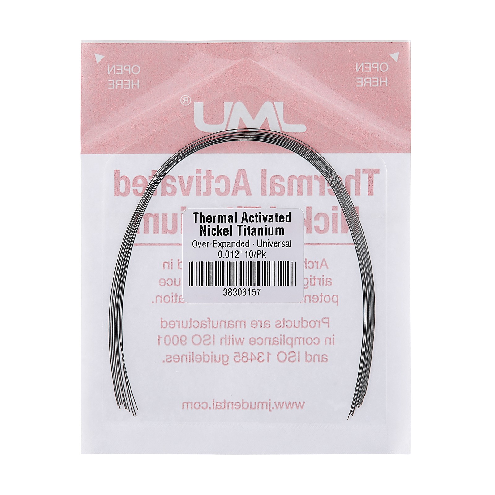 JMU Dental Orthodontic Niti Super Elastic Arch Wire Over-Expanded Round
