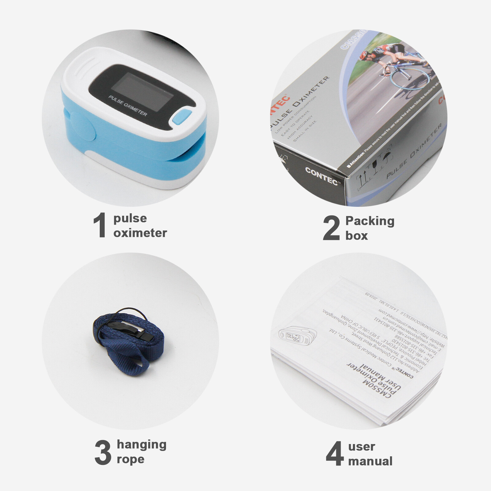 CMS50NA Finger Pulse Oximeter spO2 Pulse Rate Blood Oxymeter US SELLER FDA CE