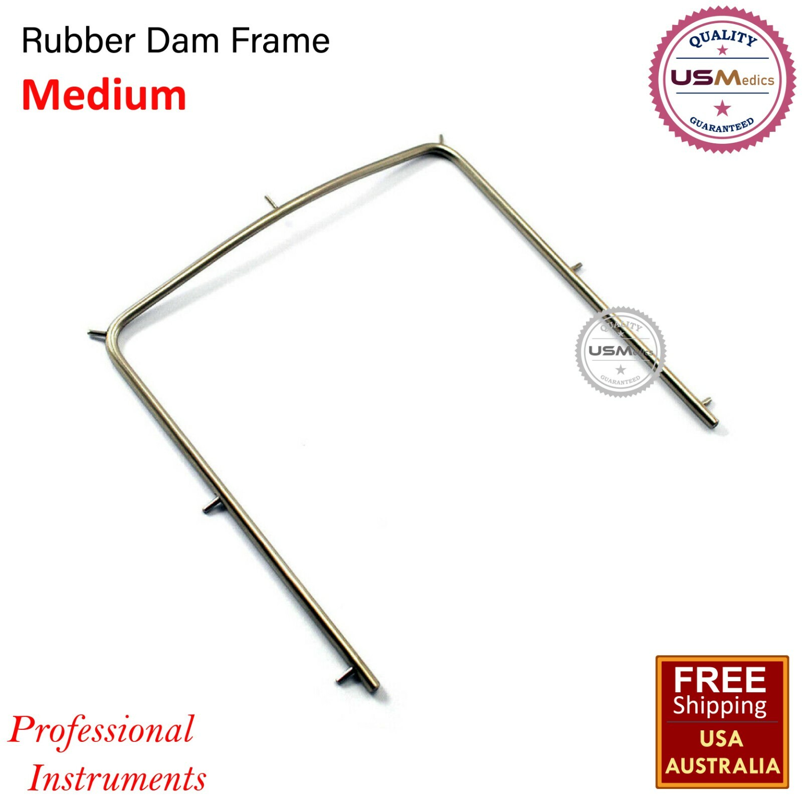Rubber Dam Frames Medium Size isolate operative tooth teeth Dam Holdings Beaden