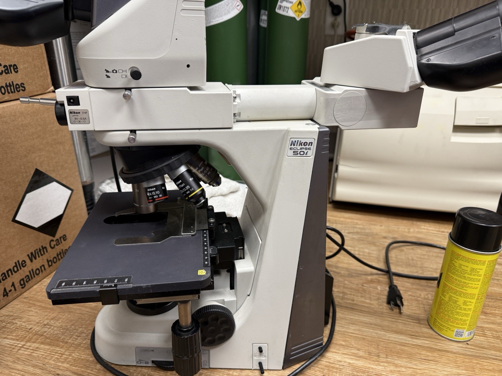 Nikon Eclipse 50i Compound Microscope Binocular Upright 2X-40X Biological Lab