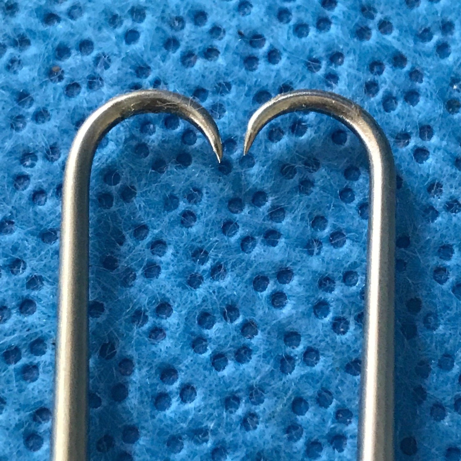 Lot of 2, Jarit 190-150 Finger Rake Retractor, 1 Sharp Prong, L: 6.5″, Surgical