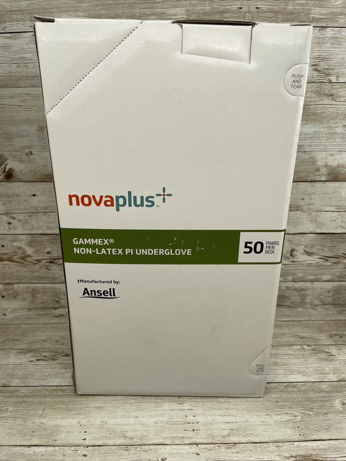 1 Box Gammex NovaPlus Non-Latex PI Underglove Surgical Glove Size: 9 Exp 6/25