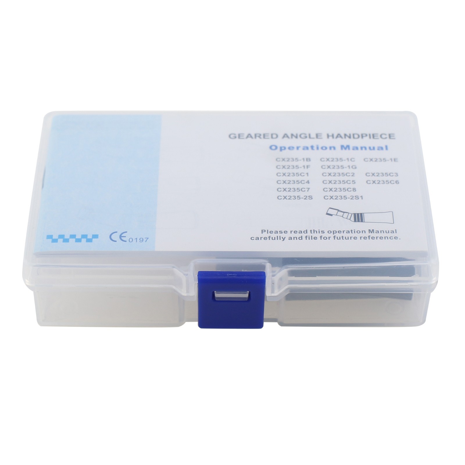 COXO Dental Low Speed Handpiece CX235 Contra Angle Straight Air Motor 4 Holes