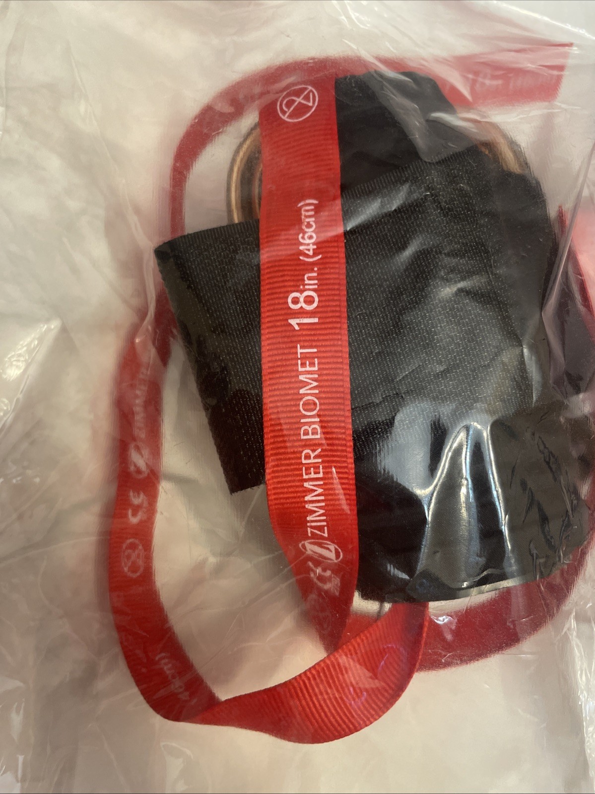 Tourniquet Cuff Red 18in Dual Port , Single Bladder NEW