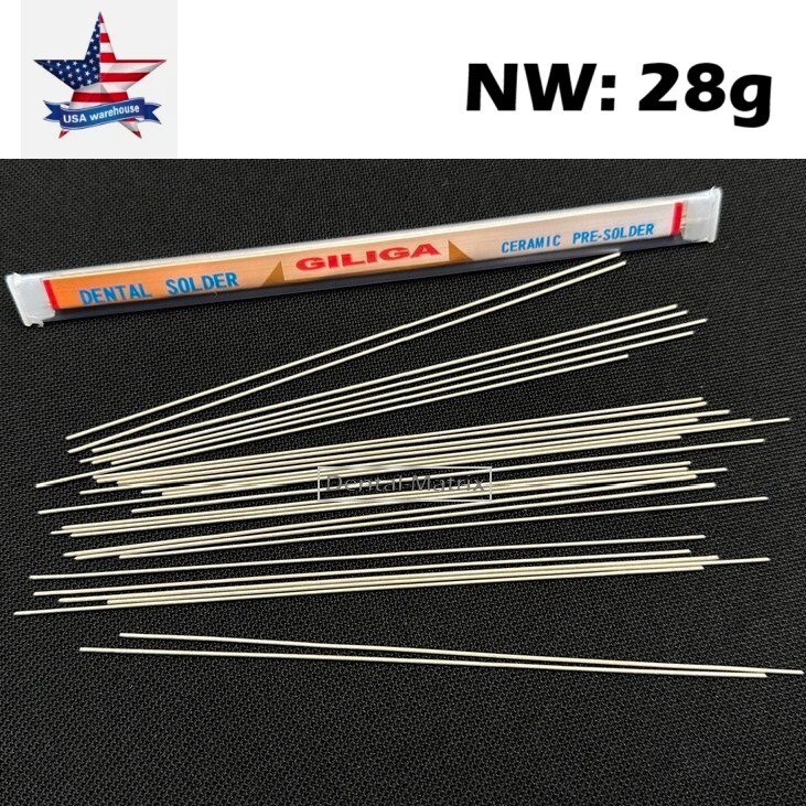 Dental Ortho Solder Ni-Cr Alloy Welding Rod PFM Solding Lab Technician Material