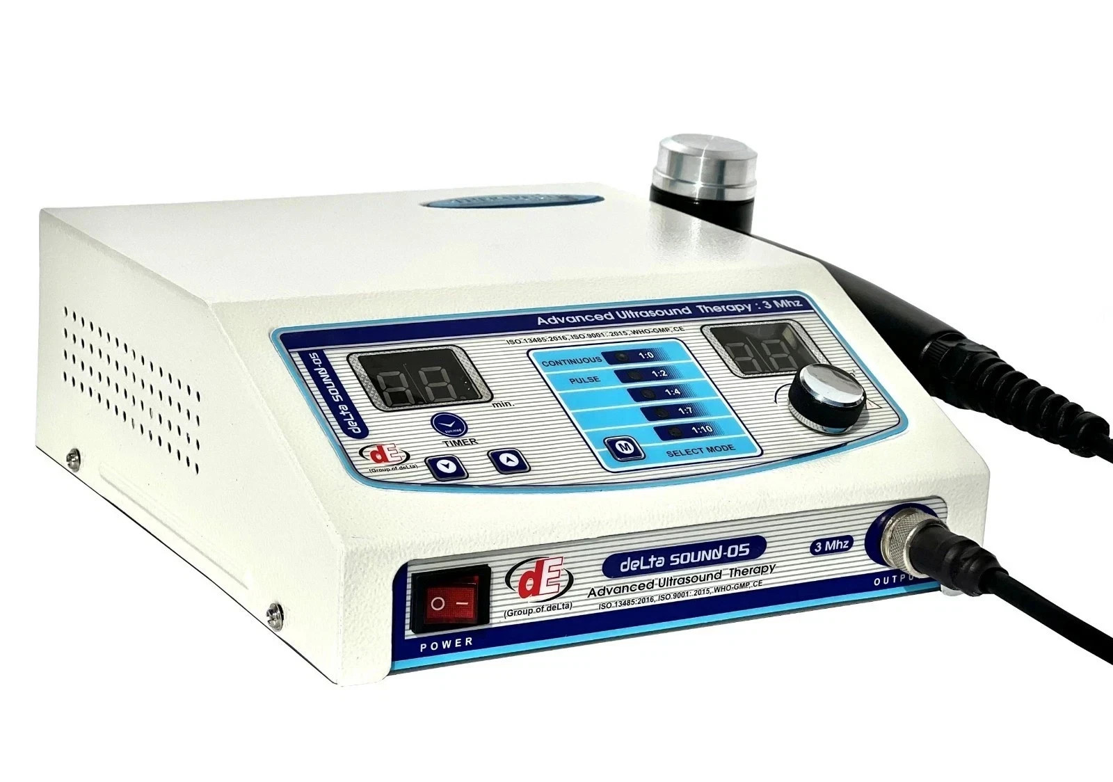 Branded Delta Sound 05 Frequency 3 Mhz Ultrasound Therapy Machine !