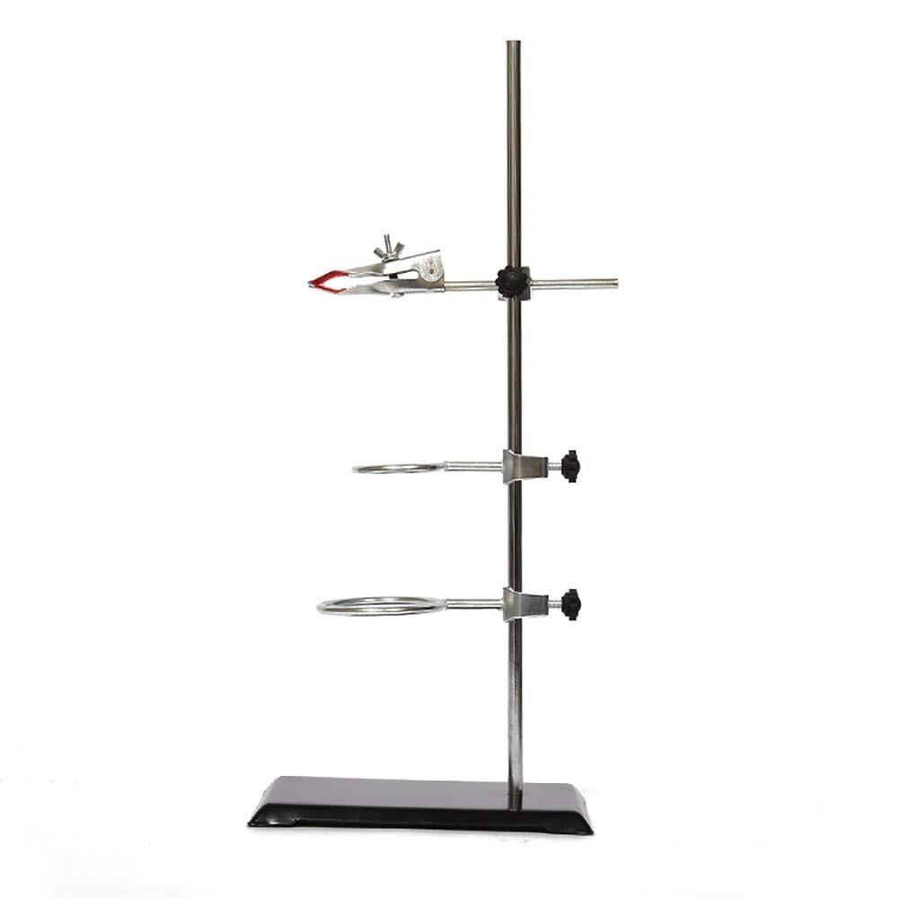 Corrosion-Resistant Retort Stand with Cork-Lined Burette Clamp – Lab Essential