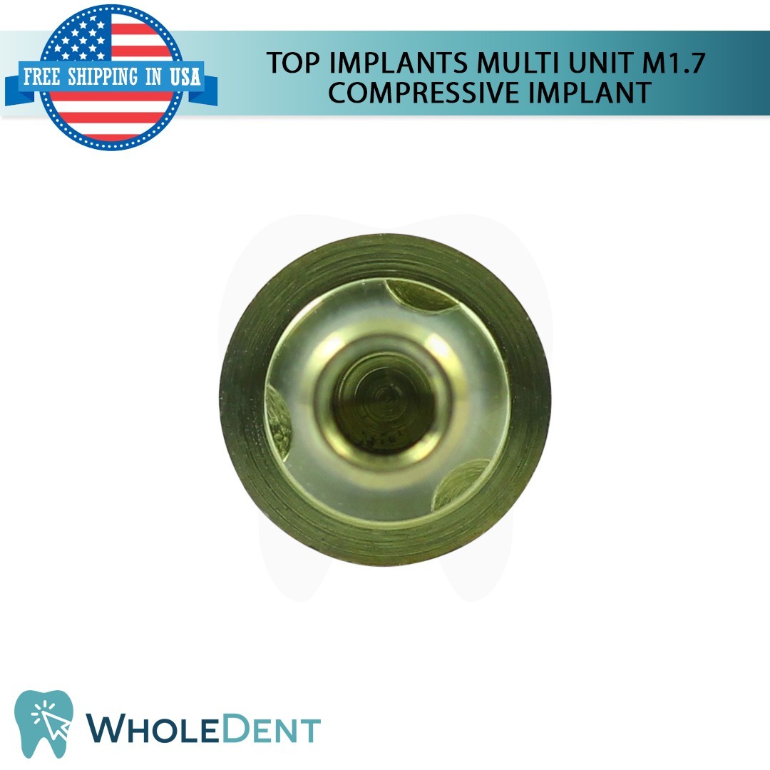 X5 Dental Multi Unit M1.7 Compressive Monoblock Fixture Titanium Sterile SLA