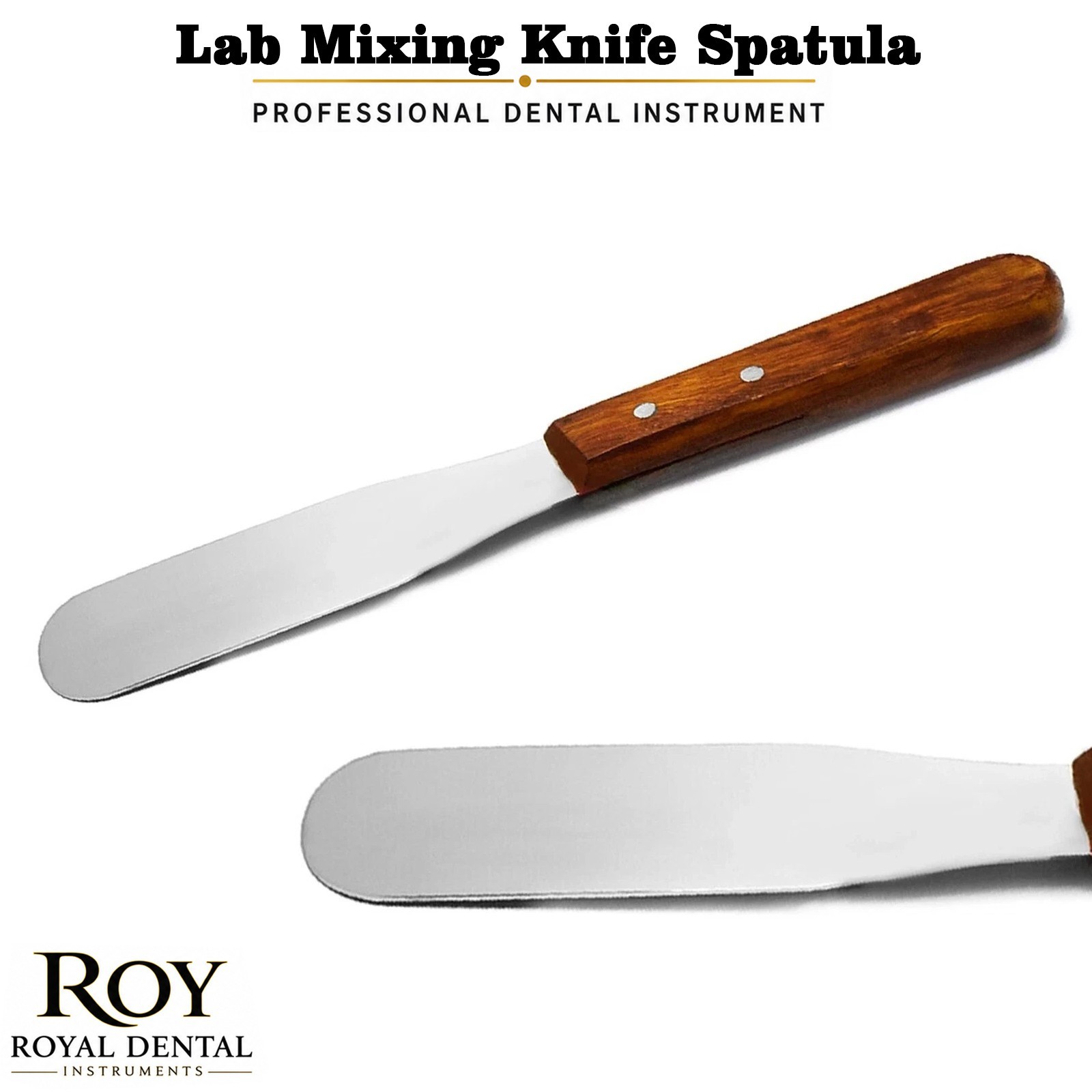 Dental Mixing Plaster Spatula Wax Modelling Cement Spatula Dentist Lab Tools