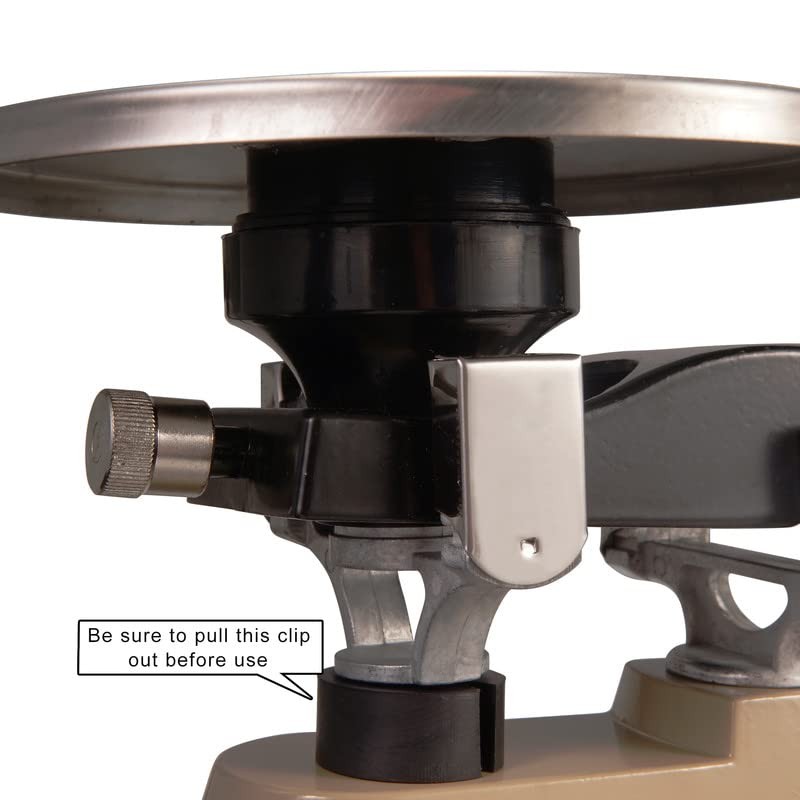 Triple Beam Balance Mechanical Lab Scale 2610g/0.1g with Stainless Steel Weig…