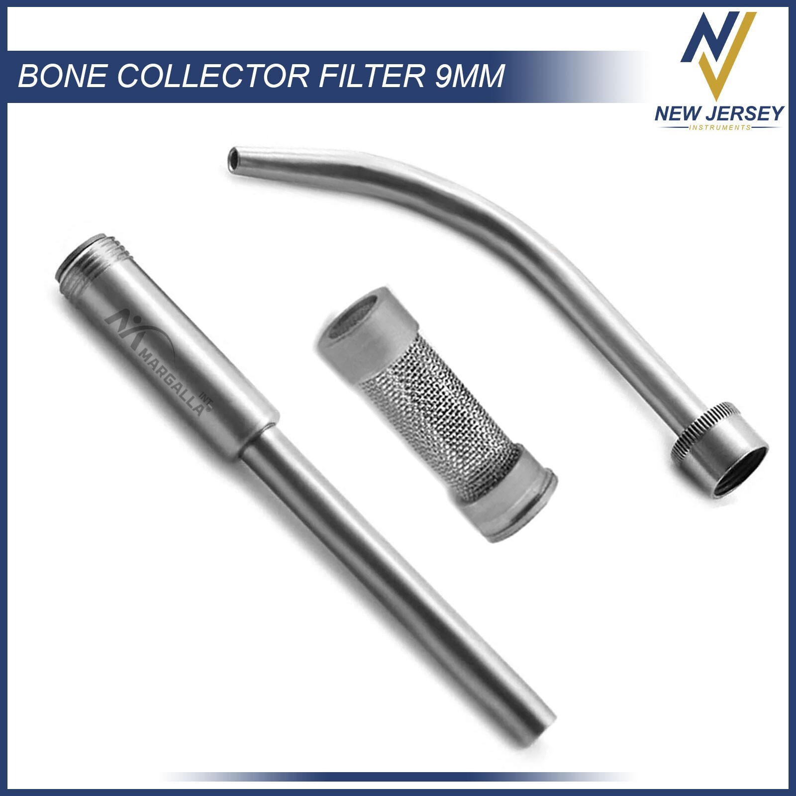 Dental Bone Collector 9mm Filter Surgical Orthodontic Bone Graft Instruments