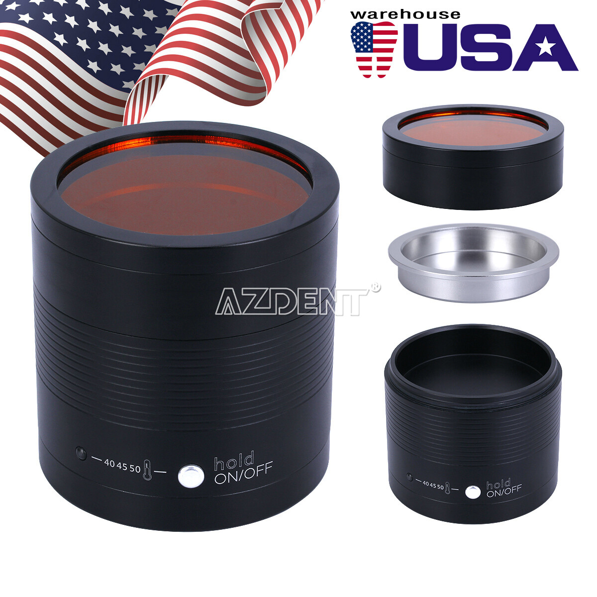 AZDENT Dental Composite Resin Heater Softener Material Adjustable 40℃ 45℃ 50℃