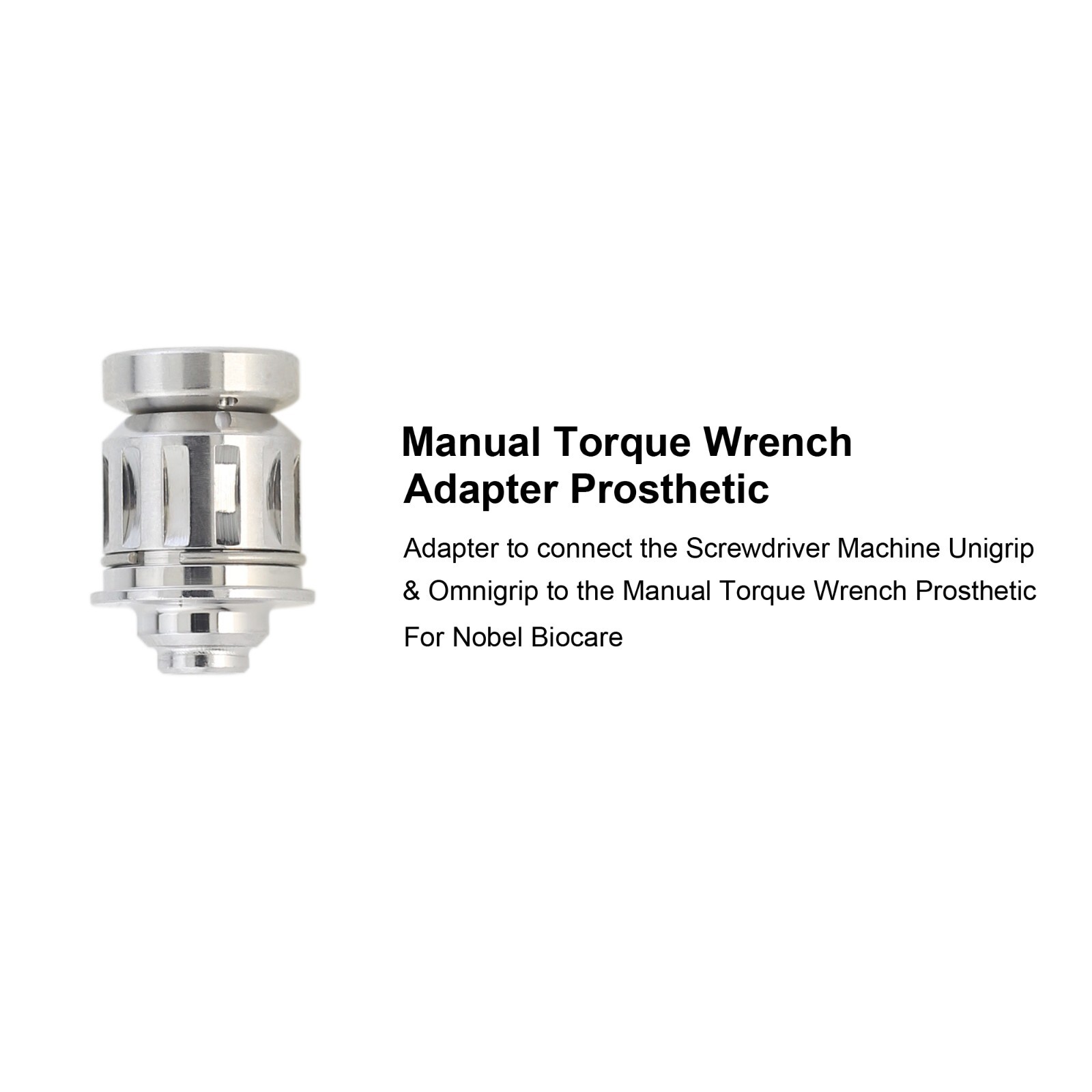 Dental Implant Nobel Biocare Torque Wrench UniGrip Screwdriver Manual Adapter