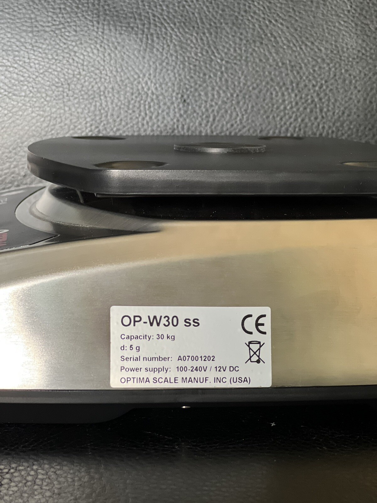 OPTIMA OP-W30 Stainless Steel Washdown Portion Scale – 30kg x 5g (Reg. $296.00)