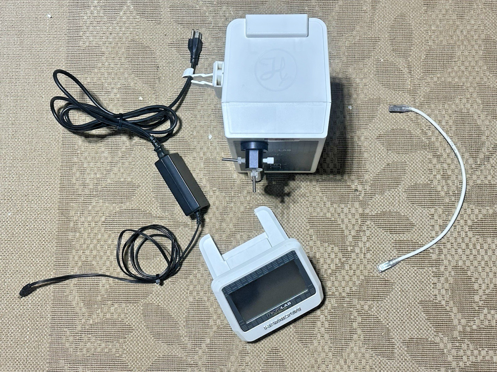 Hamilton Microlab 600 Syringe Dispenser System 61501-01 Rev E & Cords *Works*