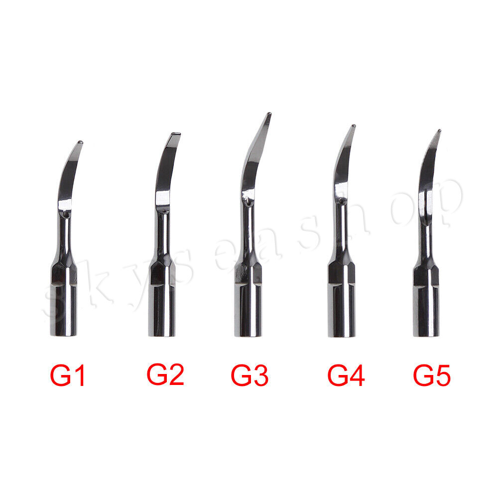 5× Dental Ultrasonic Piezo Scaler Tips fit Woodpecker EMS /DTE SATELEC Handpiece