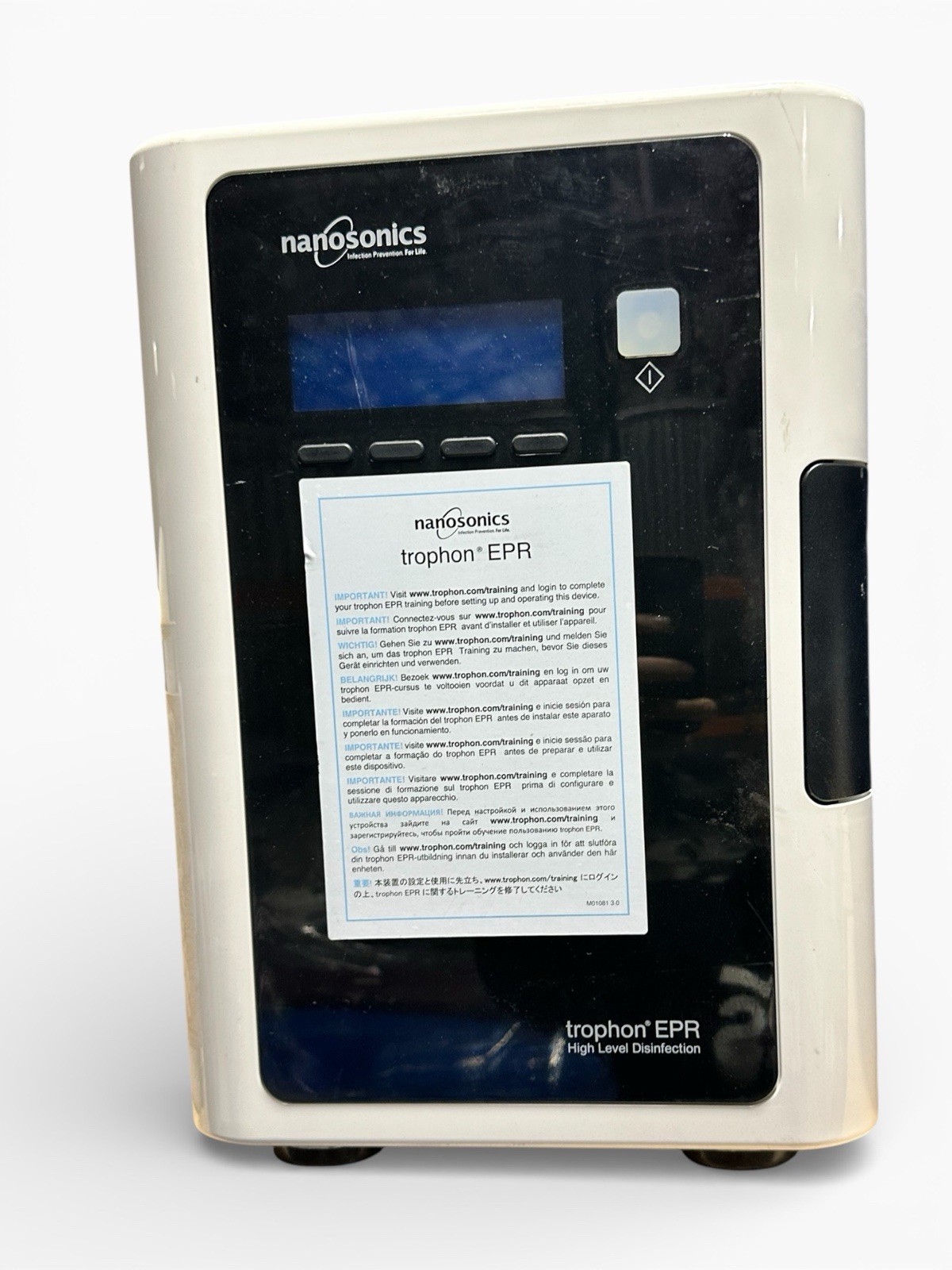 Nanosonics Trophon EPR High Level Disinfection MPN M01081 3.0