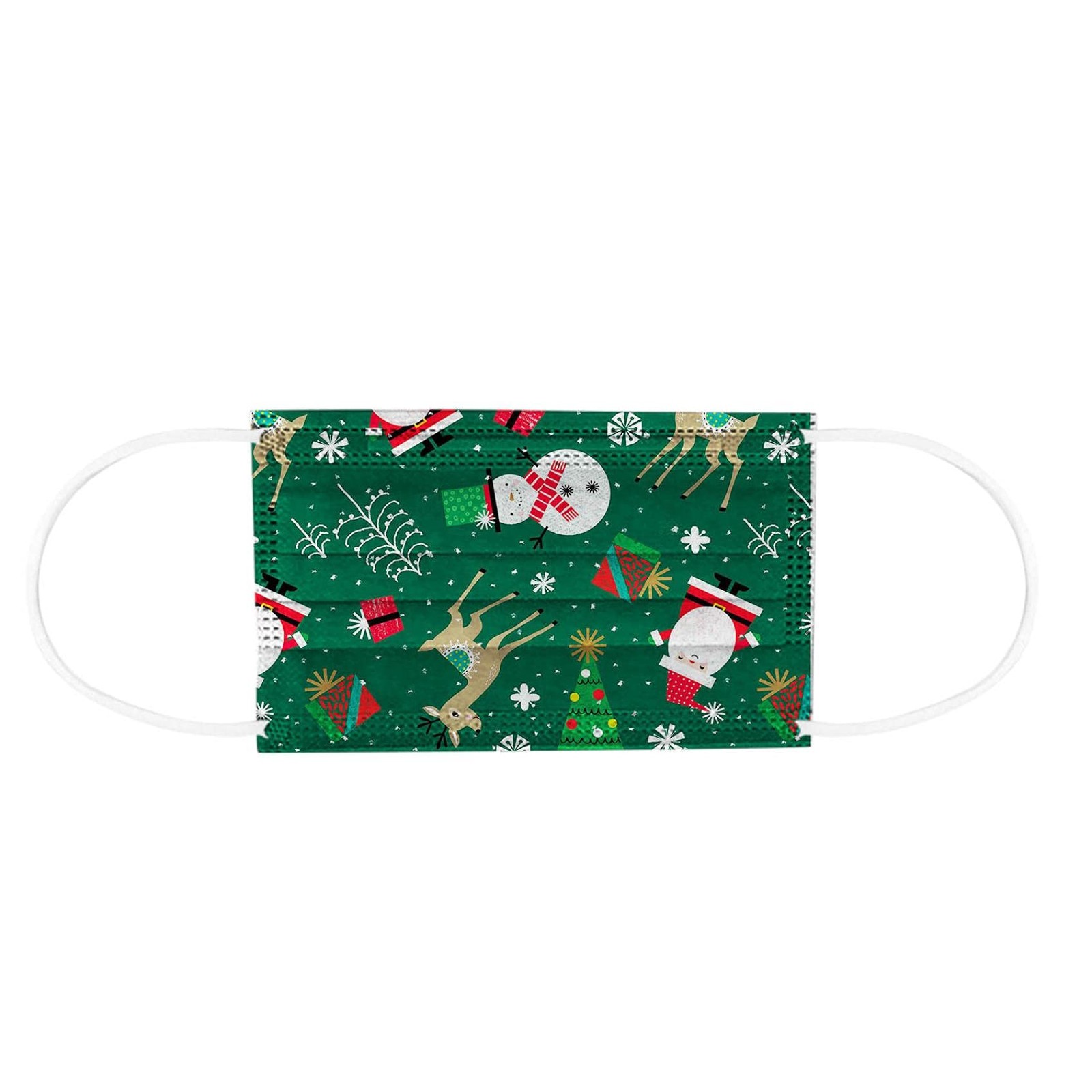 【50 Pack】 Christmas Disposable for Men Adults, Cute Colors Print Design Breat…