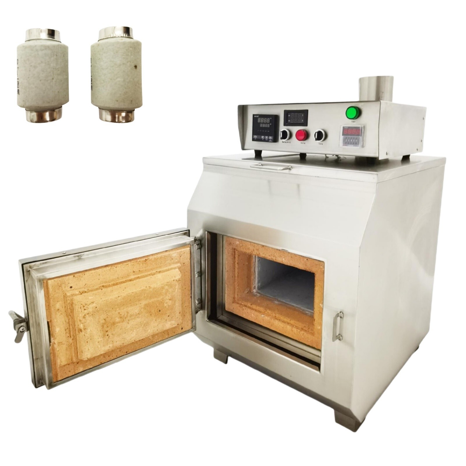 AC220V 4KW Digital Burnout Oven 1100℃ Resistance furnace Muffle Furnace