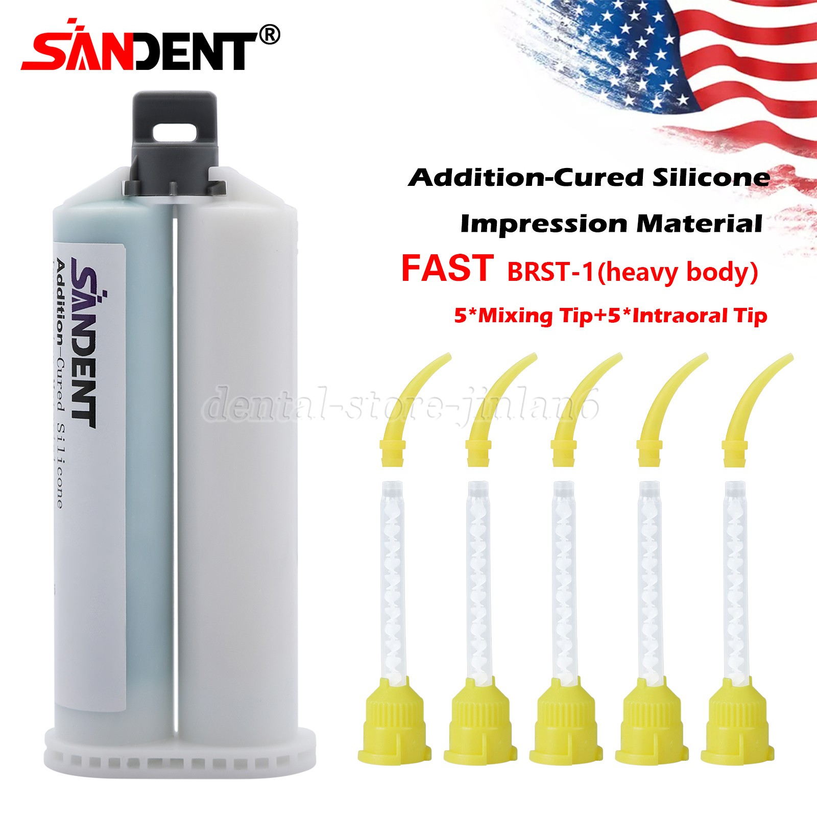 Defend VPS Impression Material – Heavy Body Regular Set 50mL Cartridge+5 Tips